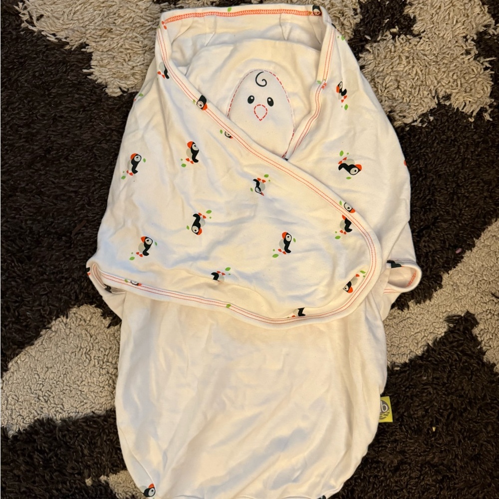 Penguin Print Kids Pajamas - Cream